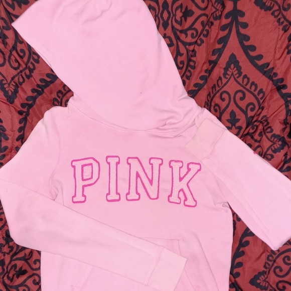 Gently used Victoria's secret pink pullover hoodie size medium - Picture 3 of 7